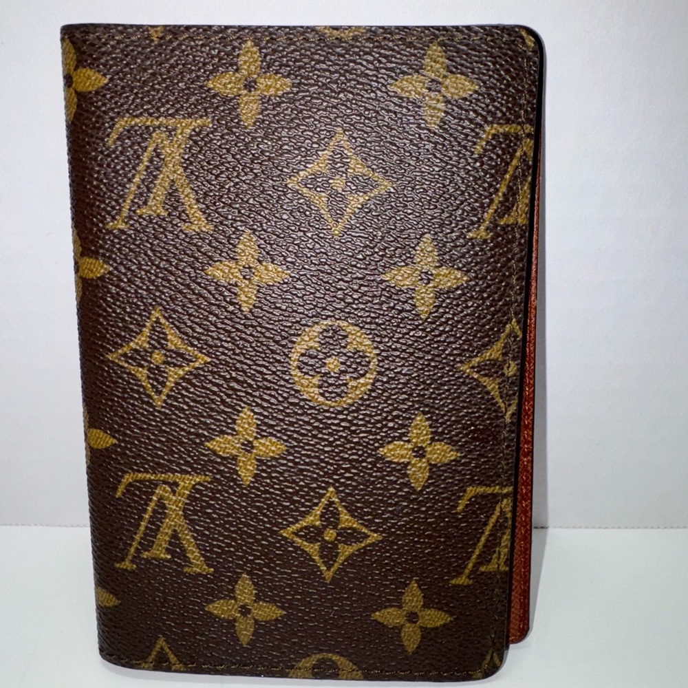 Louis Vuitton Vintage Wallet/ Passport Holder Bi-fold Monogram
